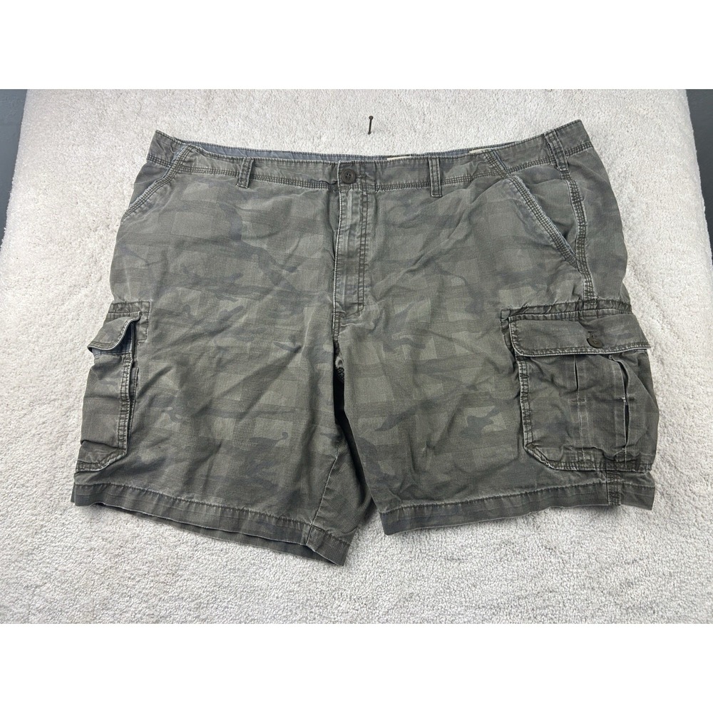 RedHead Shorts‎ Mens Size 48 Cargo Pockets Green Camouflage Casual Boho